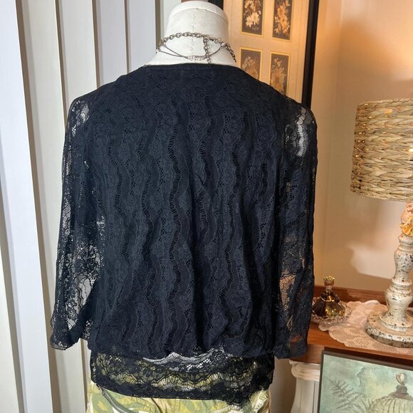 Y2k Wet Seal Lace Blouse - Picture 3 of 4